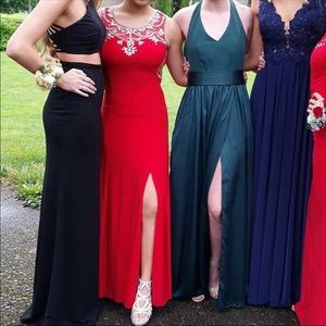 Red prom dress